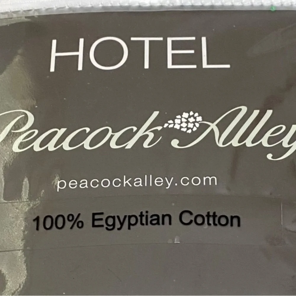 Peacock Alley Pillow Sham Turkish Cotton NEW Tan Zig Zag